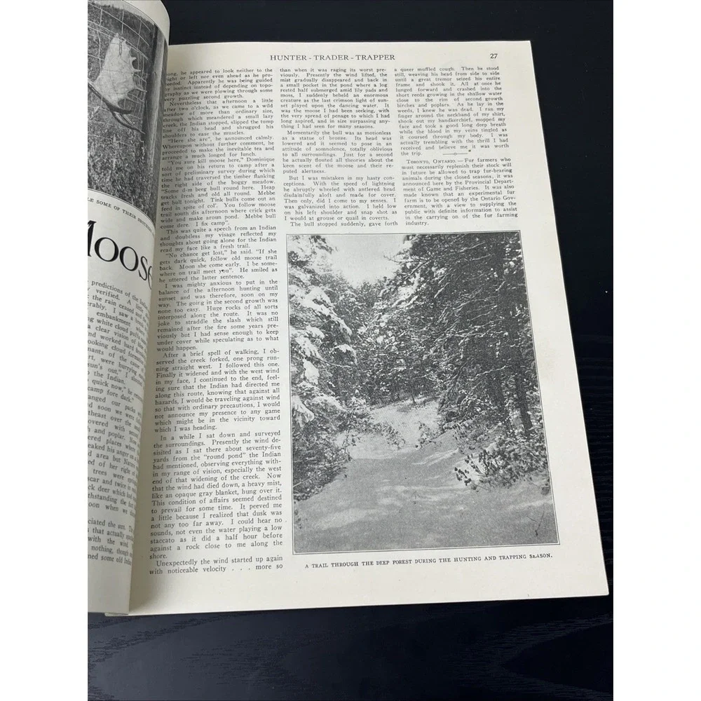 Hunter Trader‎ Trapper December 1926 Vintage Hunting Trapping Magazine Antique
